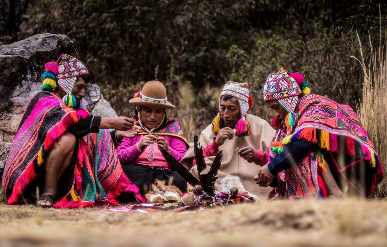 Familie Apaza — Q'ero traditie, Peru